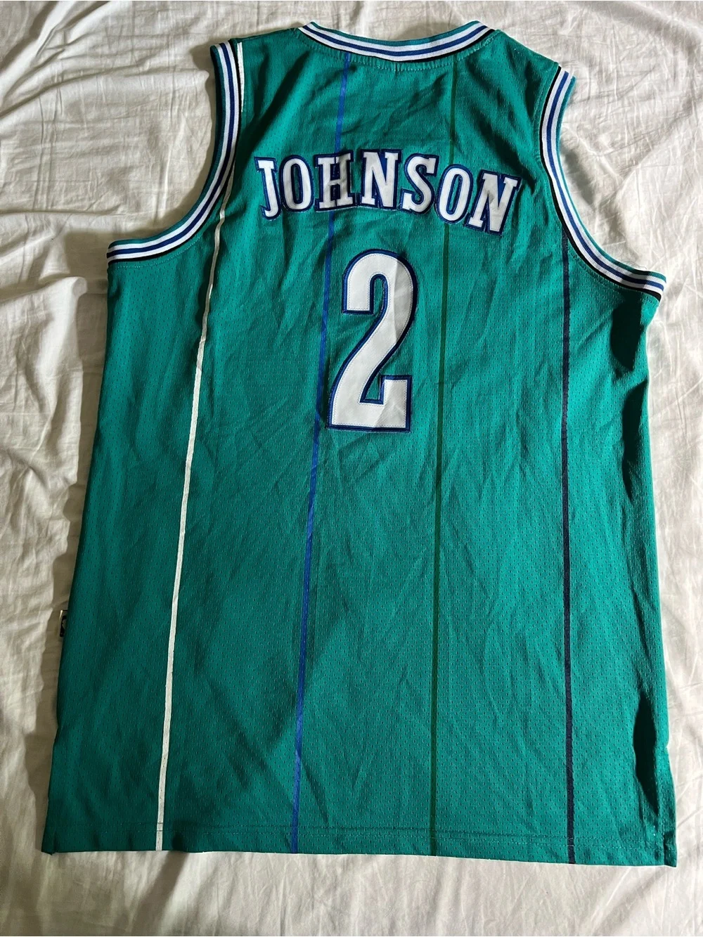 adidas Charlotte Hornets Larry Johnson NBA Jersey - men large